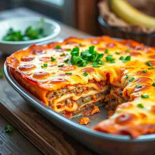Sweet & Savory Lasagna Casserole Dish - Dominican Pastelón
